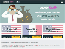 Tablet Screenshot of loterie-facile.com